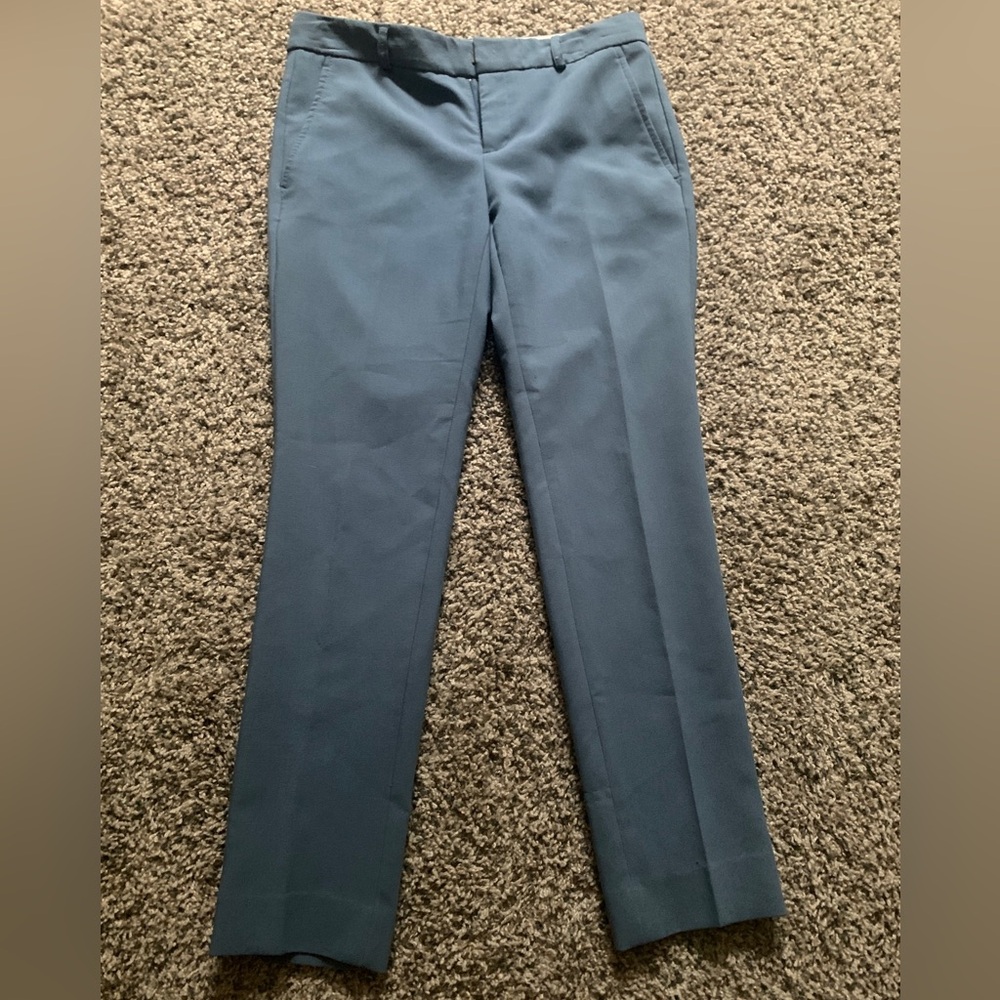 Banana Republic Ryan Pants Womens Slate Blue Dress Pants
